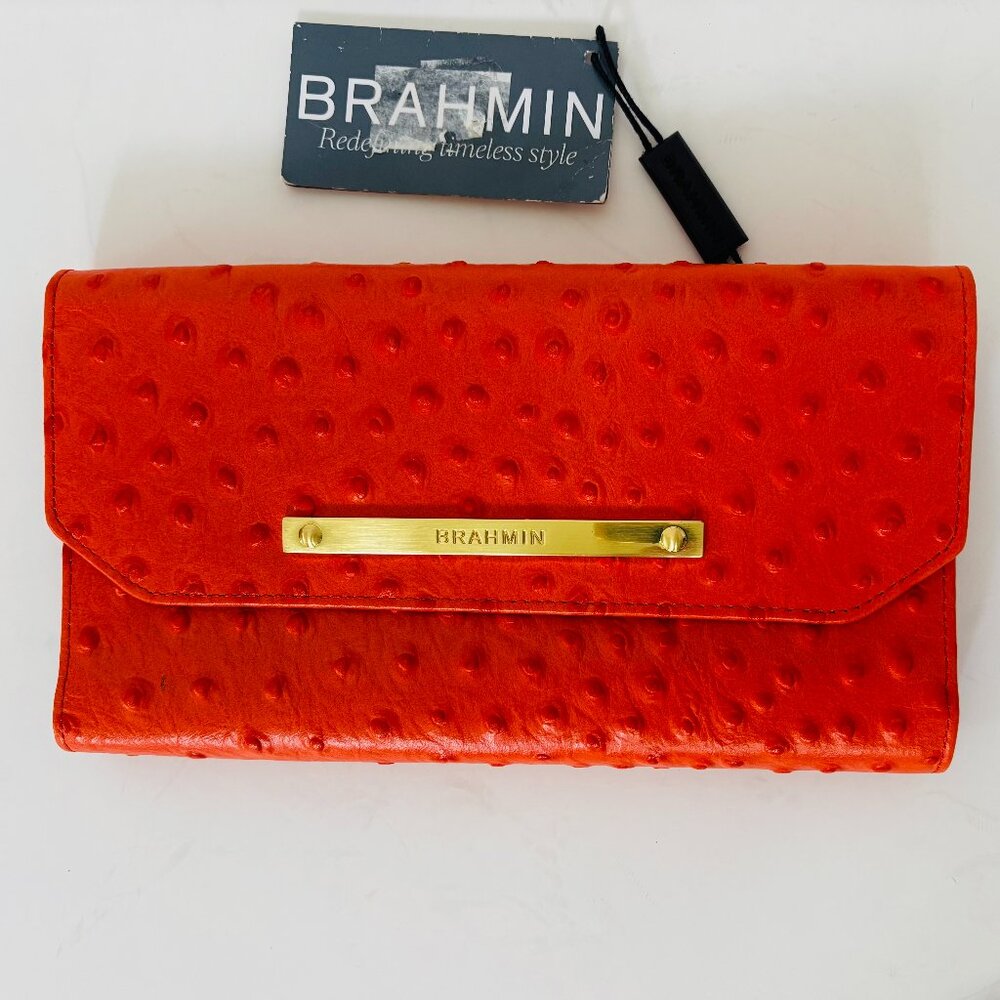 BRAHMIN 100% SOFT LEATHER WALLET NWT